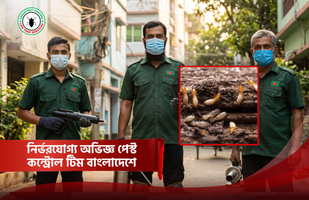 অভিজ্ঞ পেস্ট কন্ট্রোল টিম